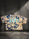Tie-dye t-shirt with 'ARMY' text on a dark background