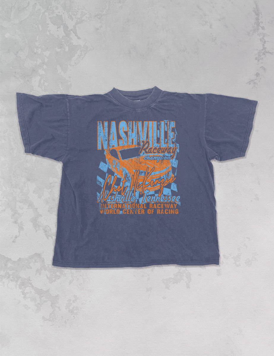 Nashville Raceway Oversized Graphic Tee