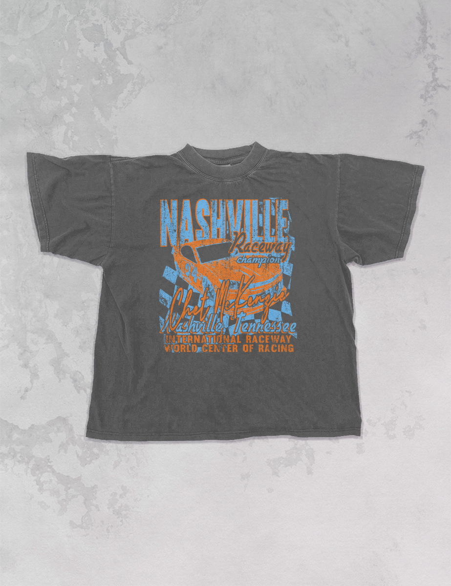 Nashville Raceway Oversized Graphic Tee