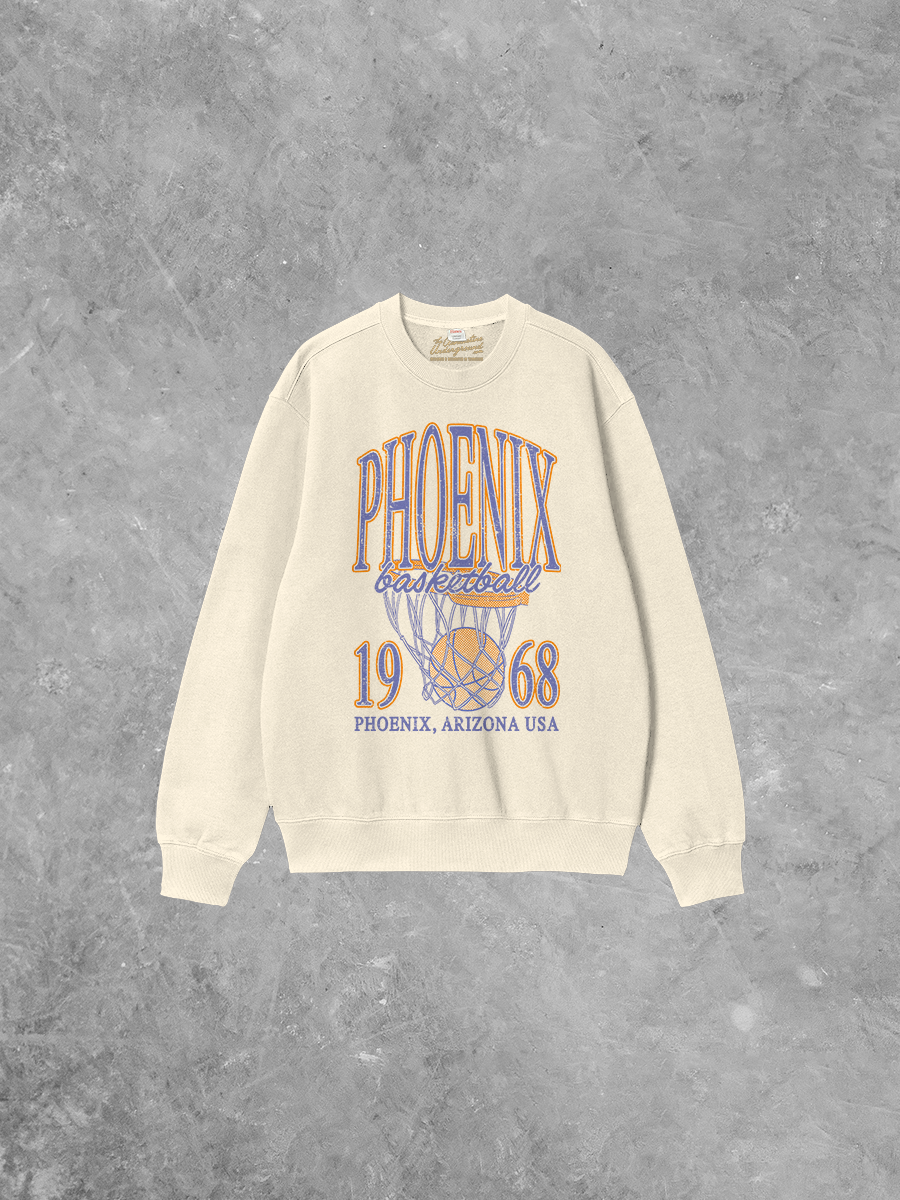 Phoenix Basketball Boxy Cotton Sweatshirt